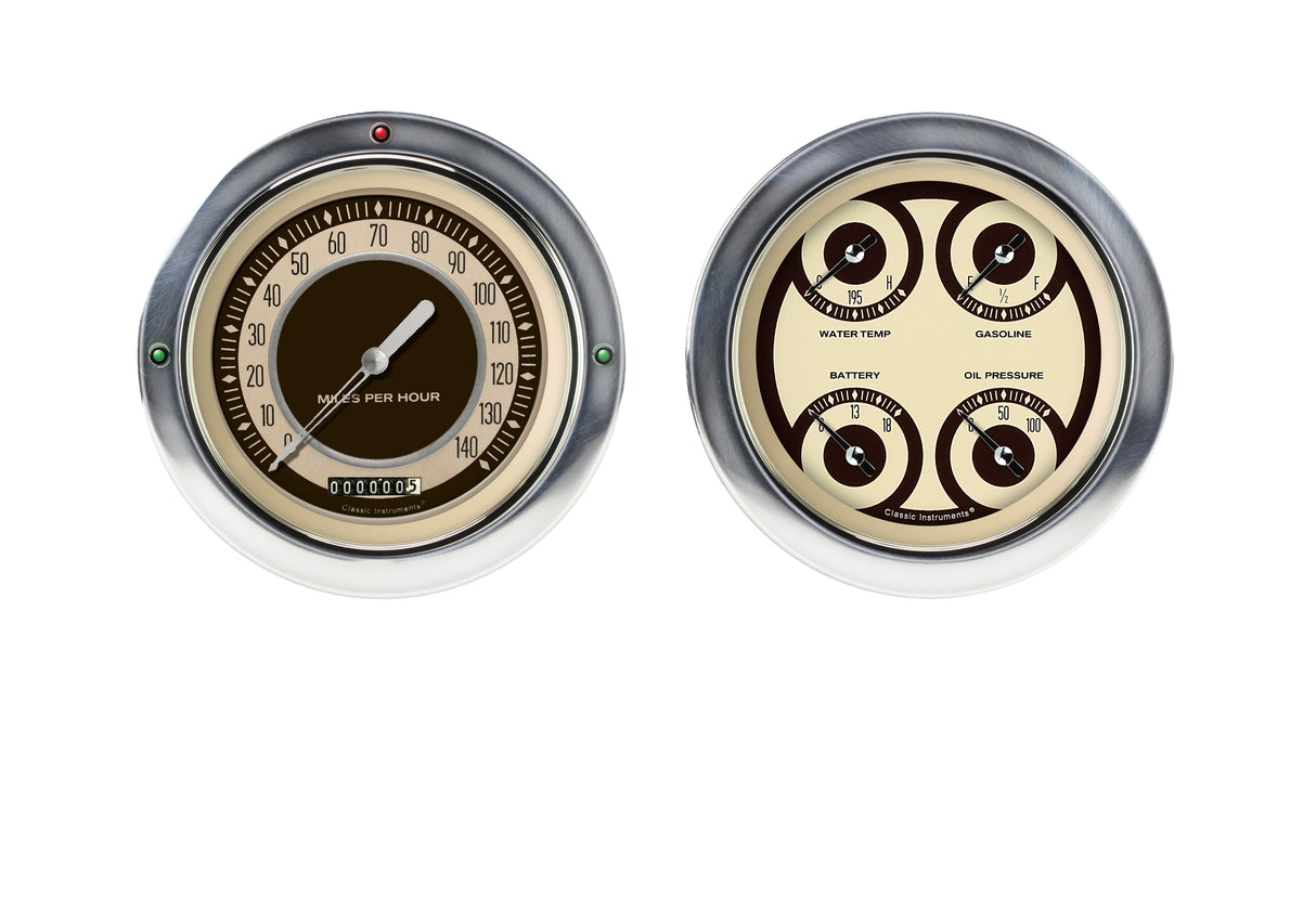 Classic Instruments Nostalgia VT 1954-55 Chevy Truck Package - CT54NT52