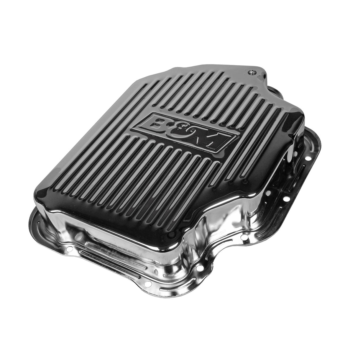 B&M Hi-Tek Deep Transmission Pan - Chrome - 20289