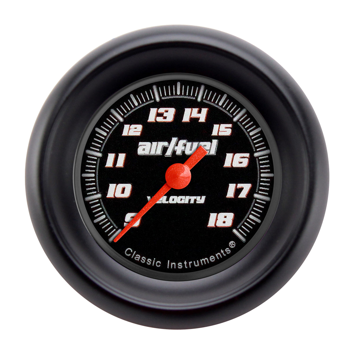 Classic Instruments Velocity Black 2 1/8" Air Fuel Ratio Gauge - VS194BBPF