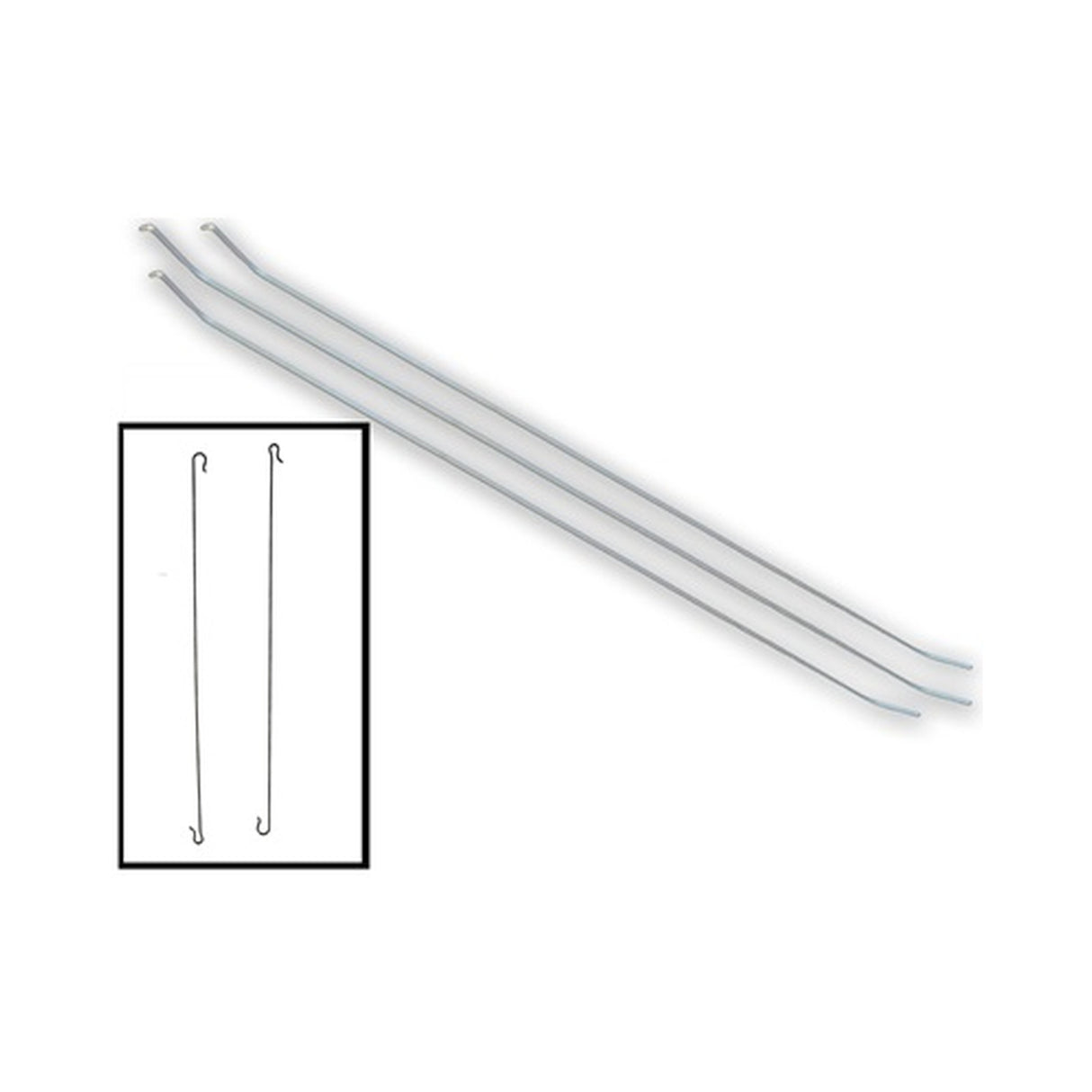 Scott Drake 67-68 Fast Back Headliner Bows, 5 pieces - C7ZZ-6352101-K