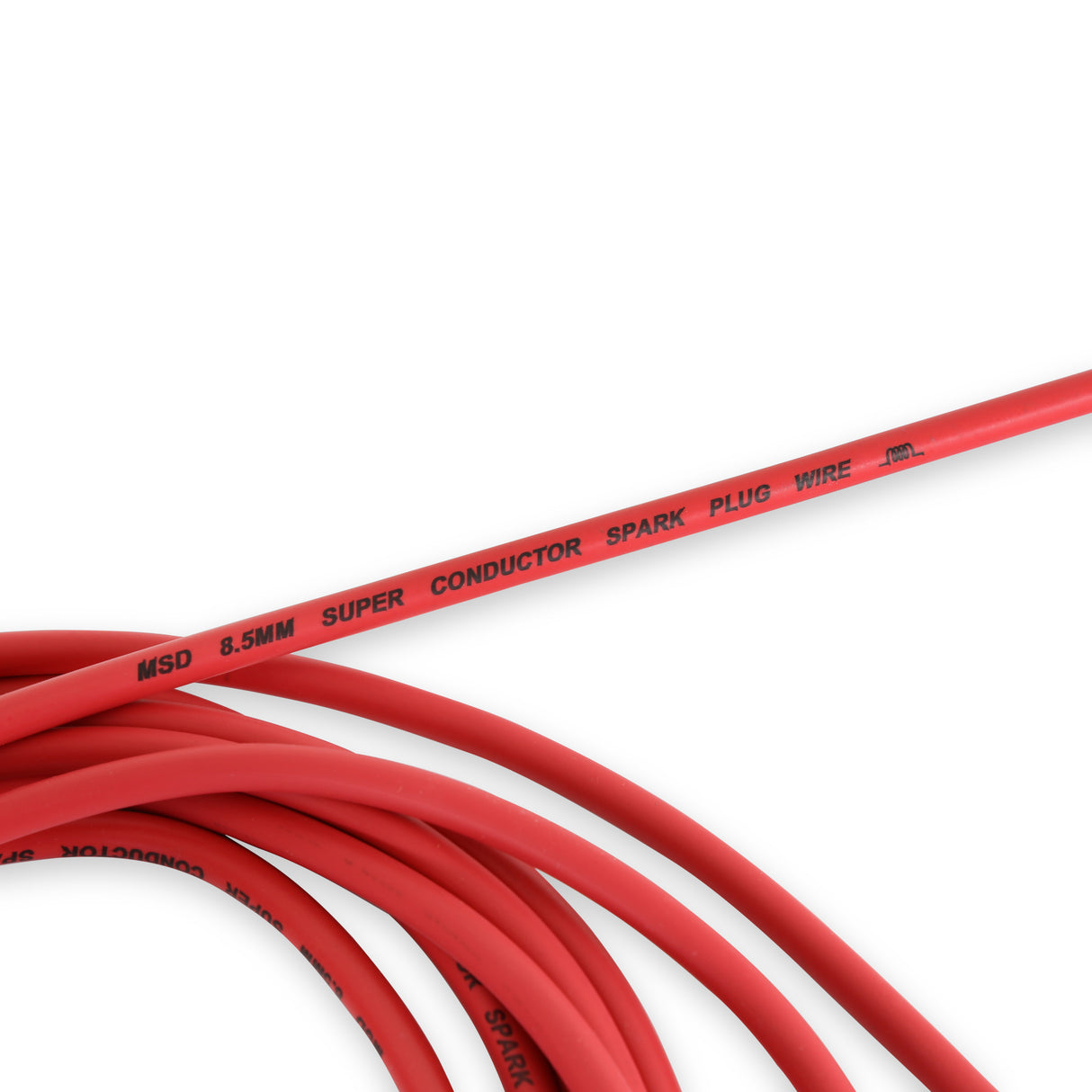 MSD Super Conductor Spark Plug Wire Set, Small Block Chevy w/HEI Cap - 35659