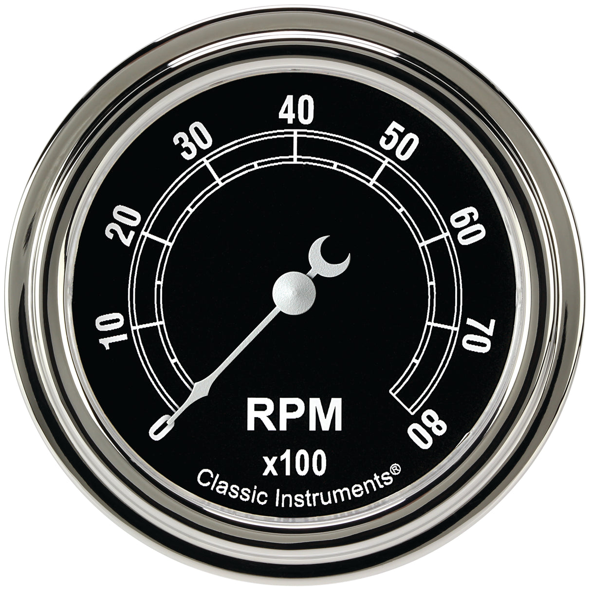 Classic Instruments Traditional 2-5/8" Tachometer Gauge - TR383SLF