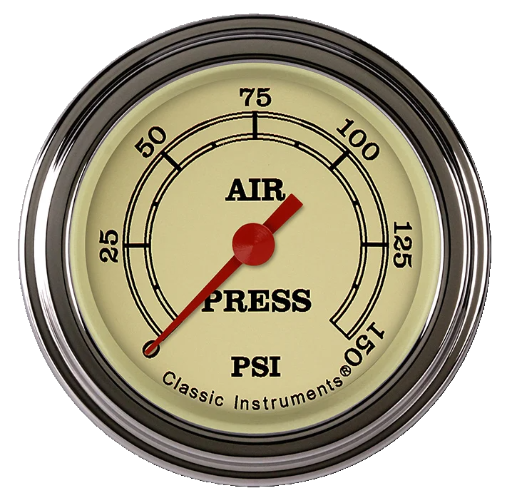 Classic Instruments VINTAGE 2IN AIR PR 150psi ELECTRIC - VT118SLC