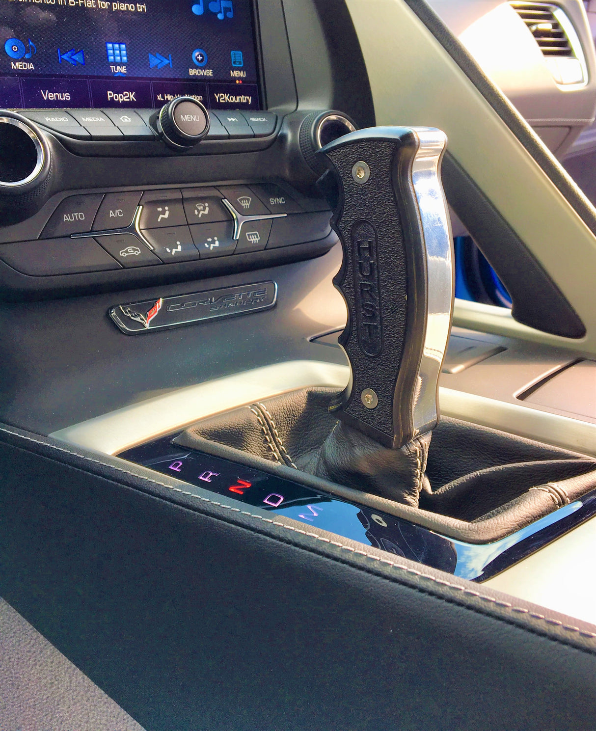 Hurst Billet/Plus Pistol Grip Auto Shift Handle - 5380441