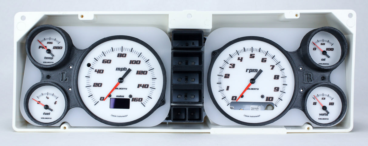 Classic Instruments 82-85 CHEVY S-10 VELOCITY WHITE W/OLED - CT82DVSW