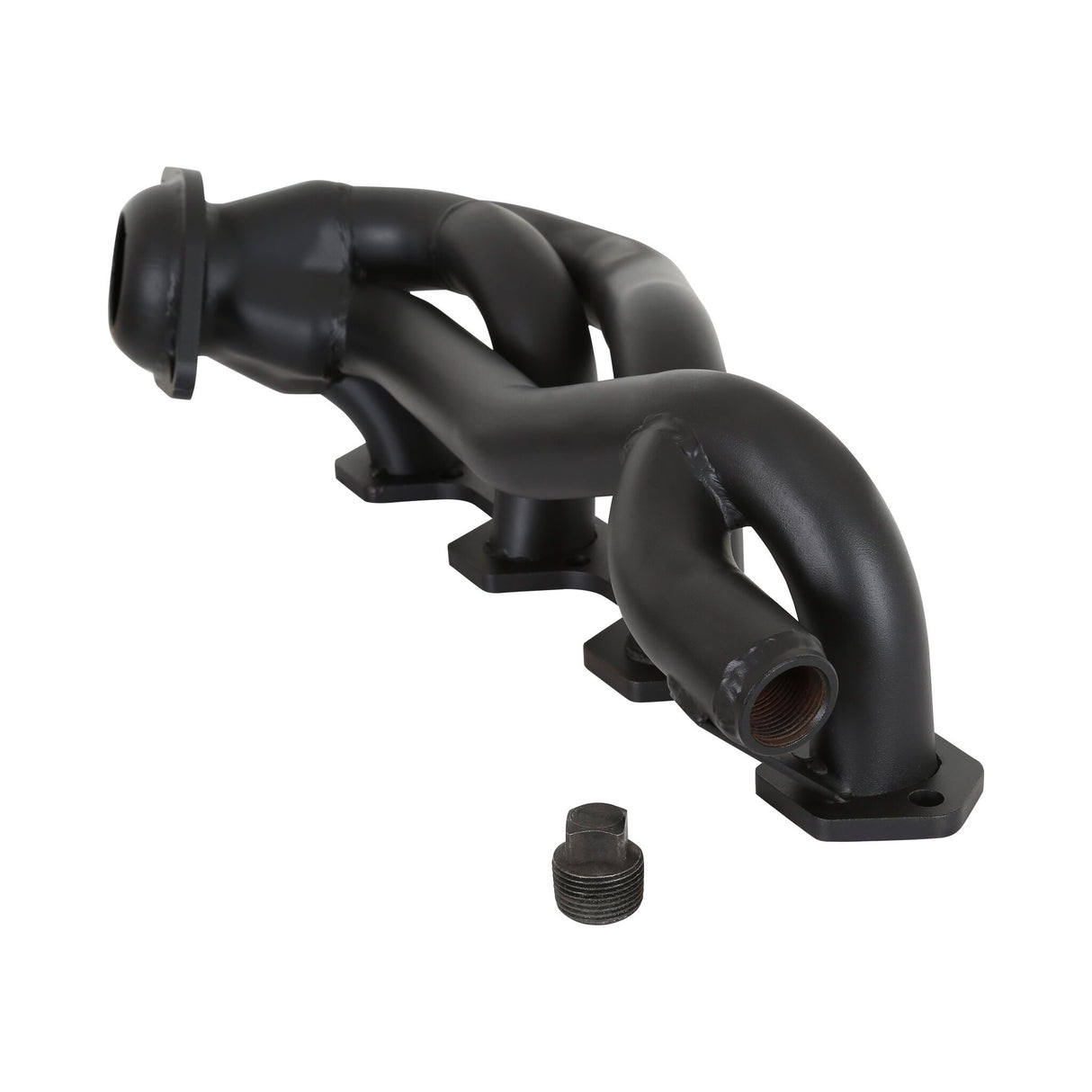 Flowtech Shorty Headers - Black Painted - 91668FLT