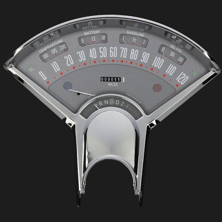 Classic Instruments Bel Era III Gray Gear Selector - BET06G
