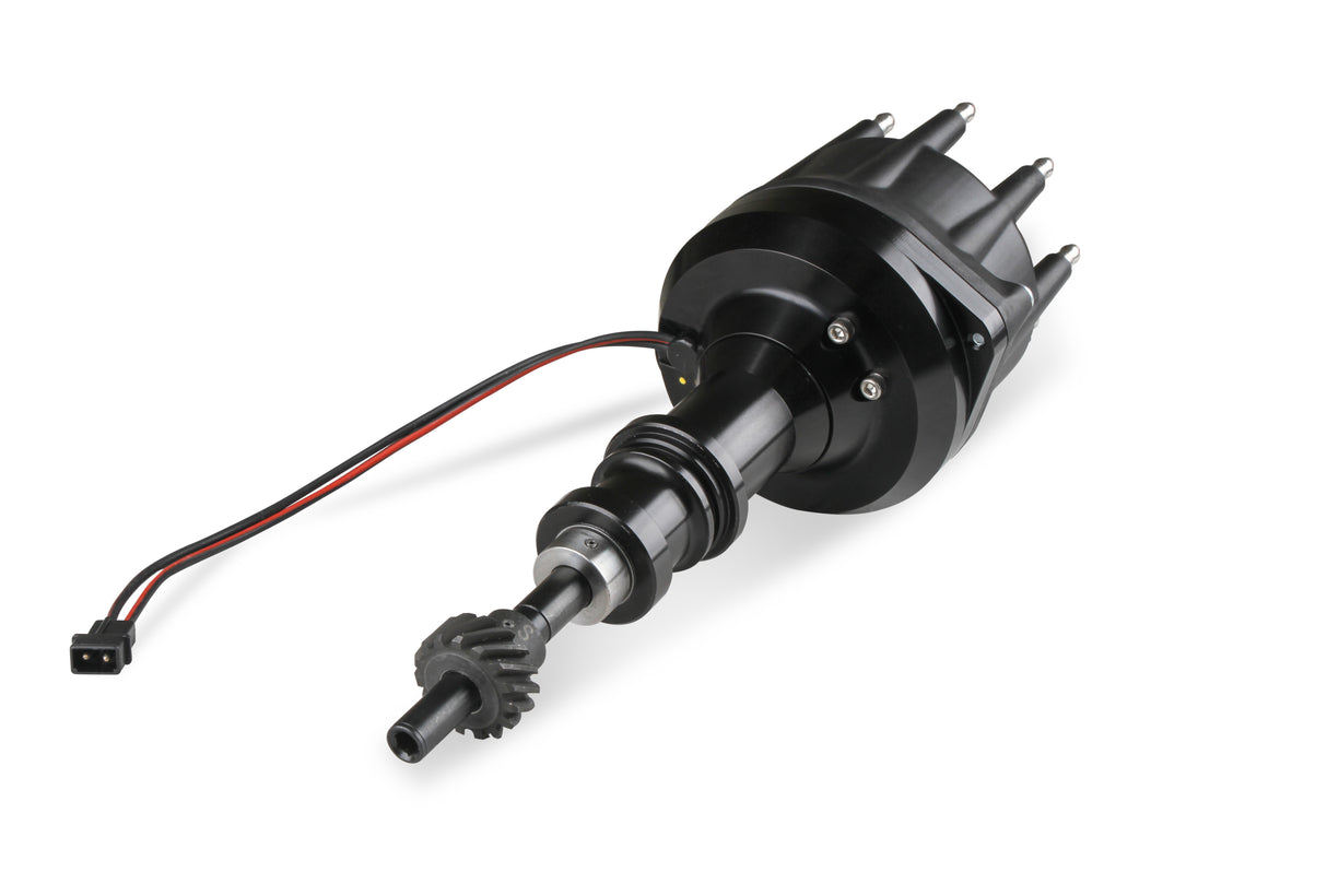 MSD Black Distributor Ford 289-302, Pro Billet, Small Cap, Steel Gear - 857931