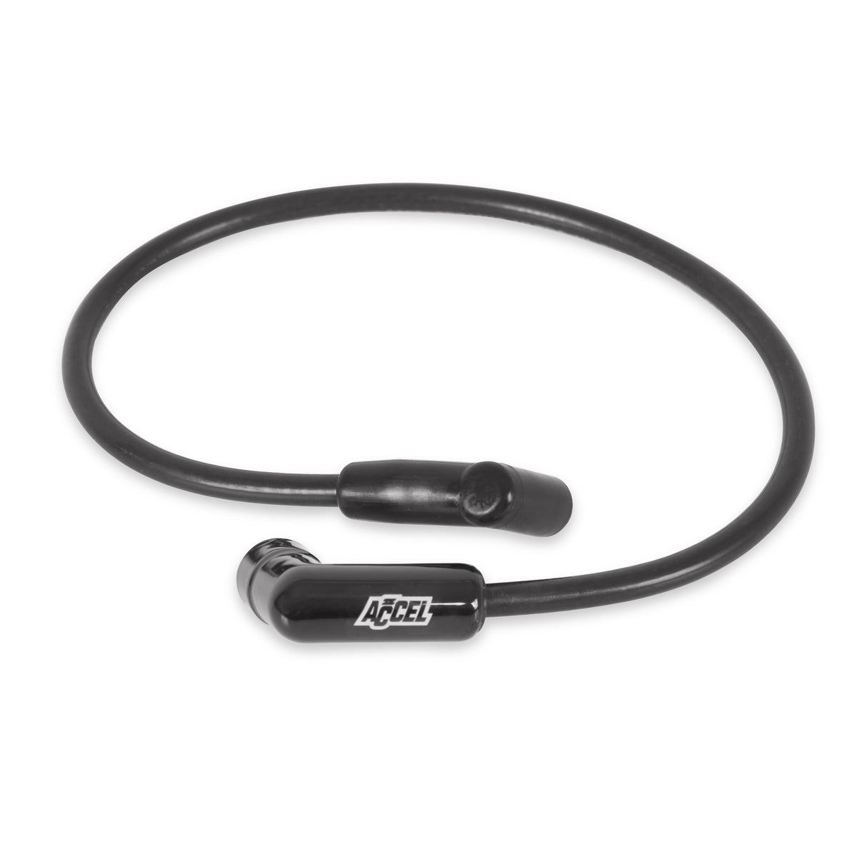 ACCEL Spark Plug Wire Set - Chevy Small Block- HEI 75-86 Wires Under Valve Cover-Black - 9018CK