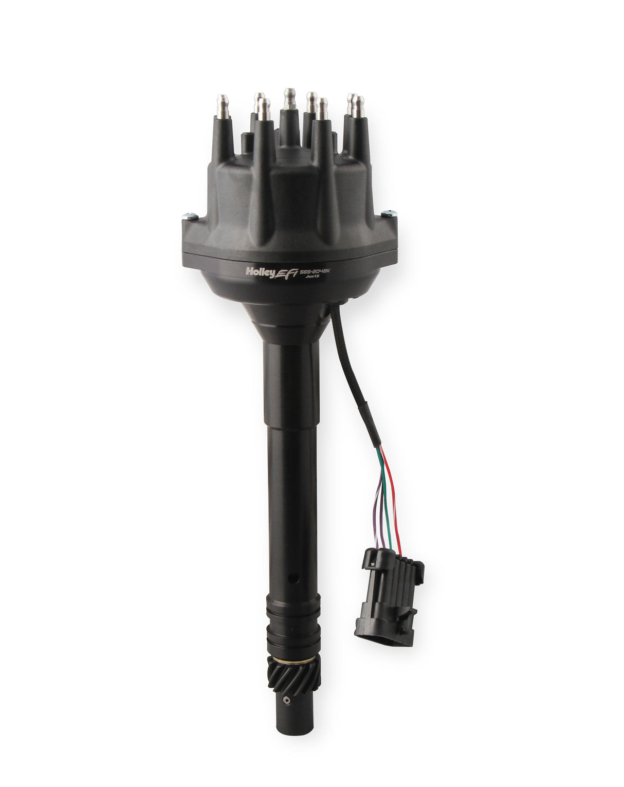 Holley 565-204BK EFI Dual Sync BBC Tall Deck Distributor, Black
