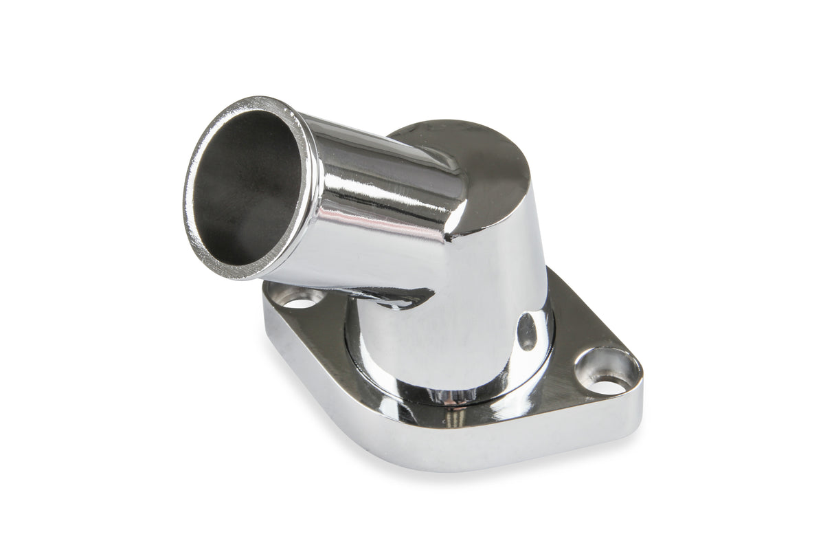 Mr Gasket O-ring Style Chrome Water Neck - 45 degree - 9141G