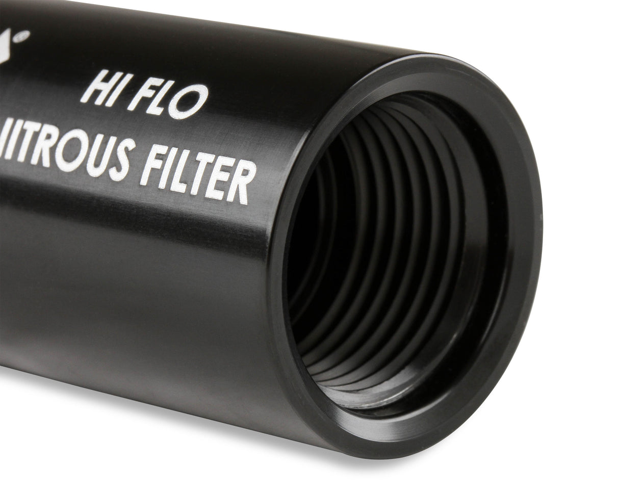 NOS In-Line Hi-Flow Nitrous Filter, 4AN - Black - 15555NOS