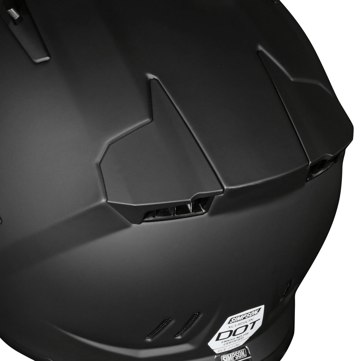 Simpson Motorcycle Xcursion Bandit Helmet - Matte Black - Double Extra Large - XB32X
