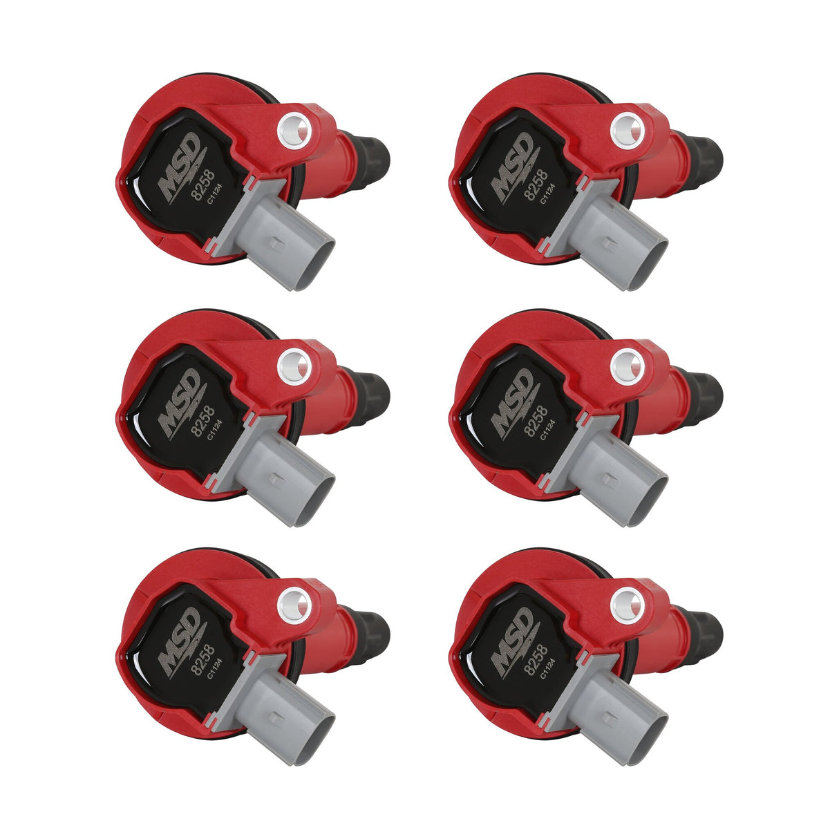 MSD Ignition Coil - Ford EcoBoost - 3.5L V6 - 2-Pin Connector - Red - 82586