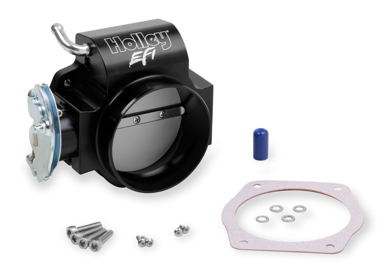 Holley 112-589 BILLET 90mm LS Throttle Body w/low RPM Taper
