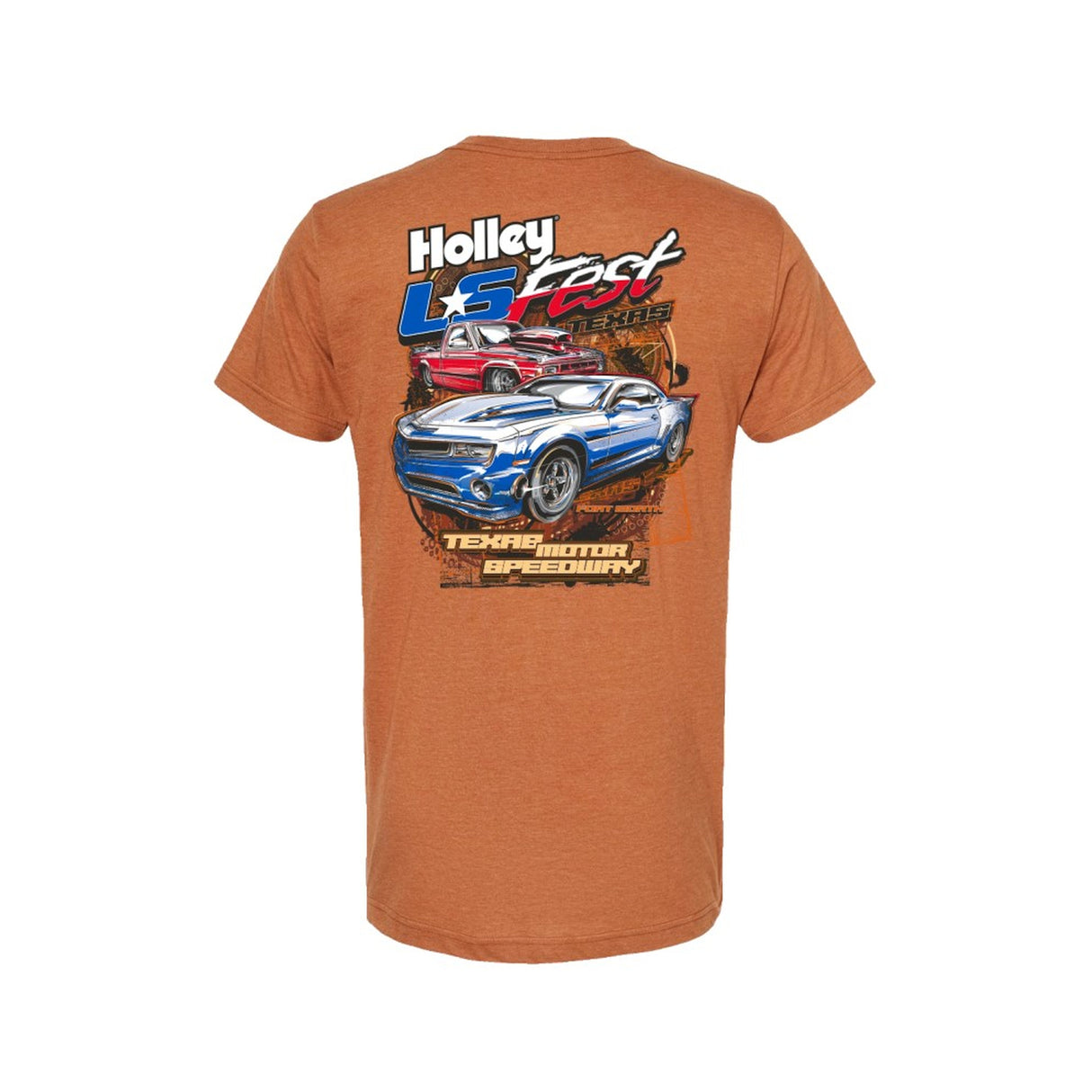 Holley 10496-SMHOL LS Fest Texas Slip and Drag Tee