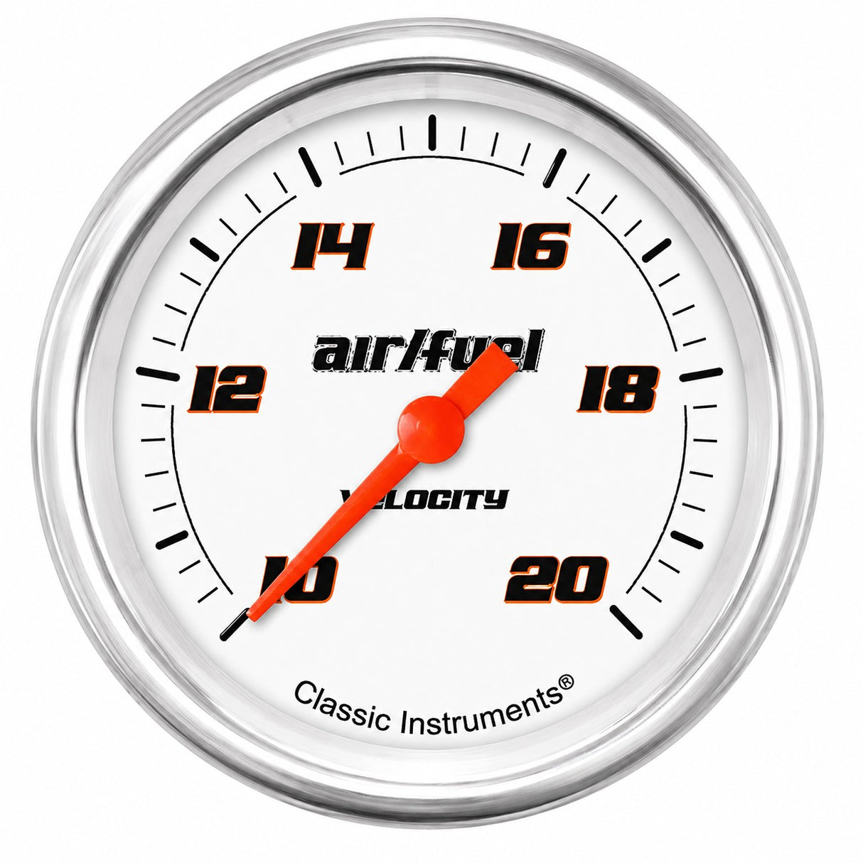 Classic Instruments Velocity White 2-5/8" Air Fuel Ratio Gauge - VS394WAPF