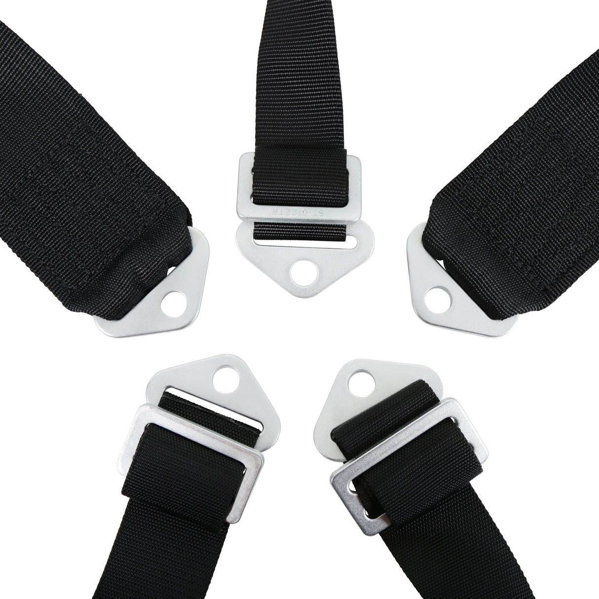 Simpson Racing Latch and Link Bolt-In 5-Point Harness - 29063BKH