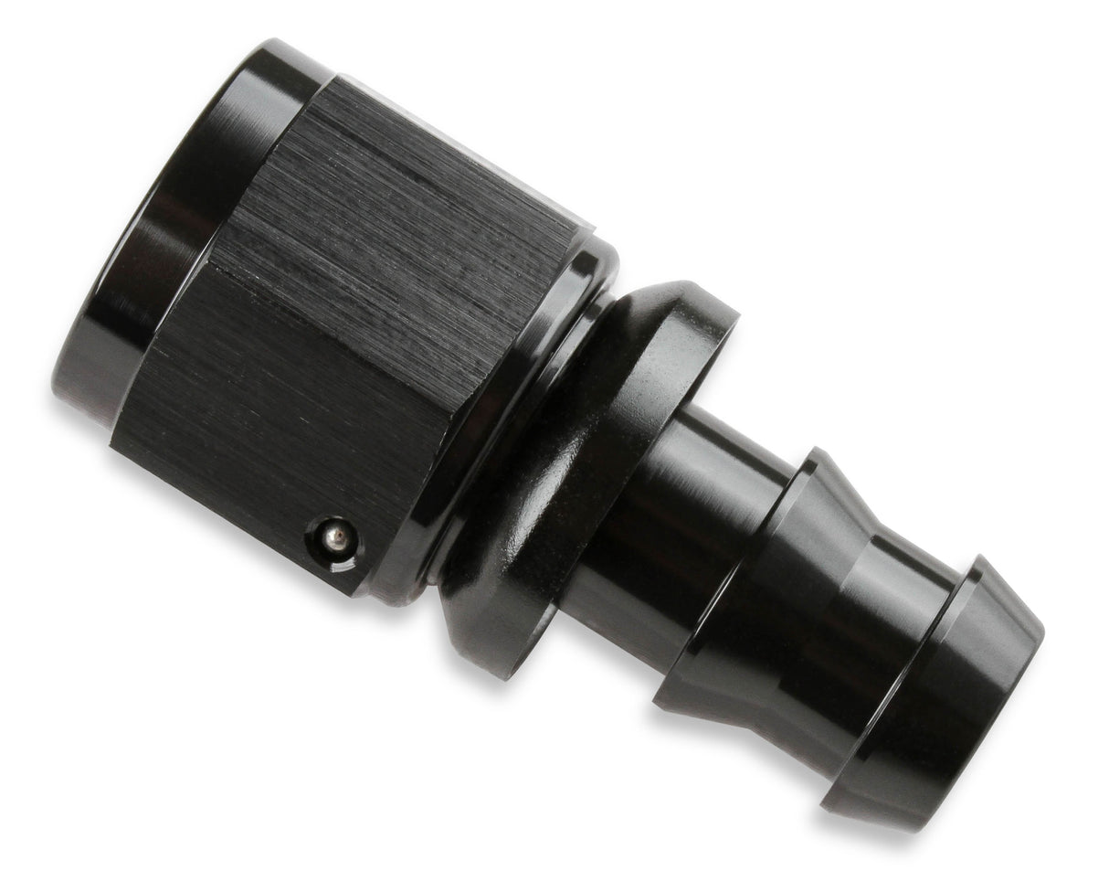 Mr Gasket -10 AN Straight Push-On Hose Ends - Black - 200110-BL