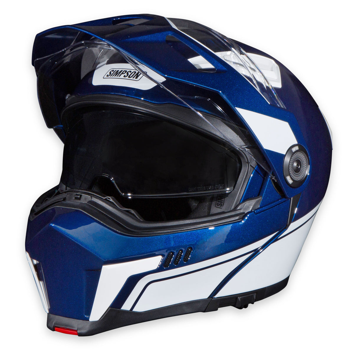 Simpson Motorcycle Journey Bandit Helmet - Blue/White - Medium - JBDUWMD