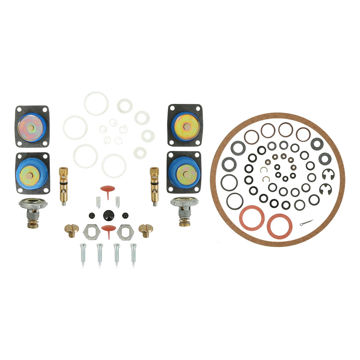 Quick Fuel Non-Stick Rebuild Kit; Alcohol/E85 4150/4150 H.P. - 3-208QFT