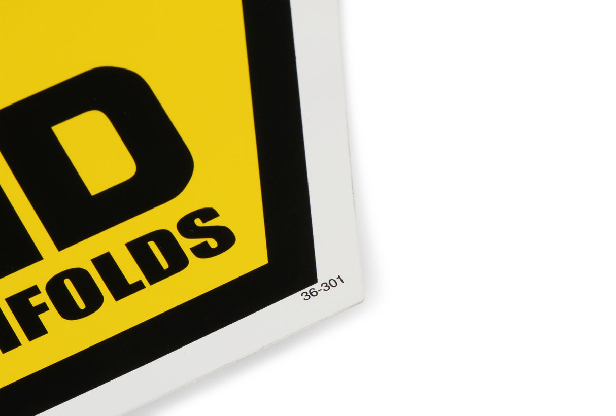 Weiand Manifolds Decal - 36-301
