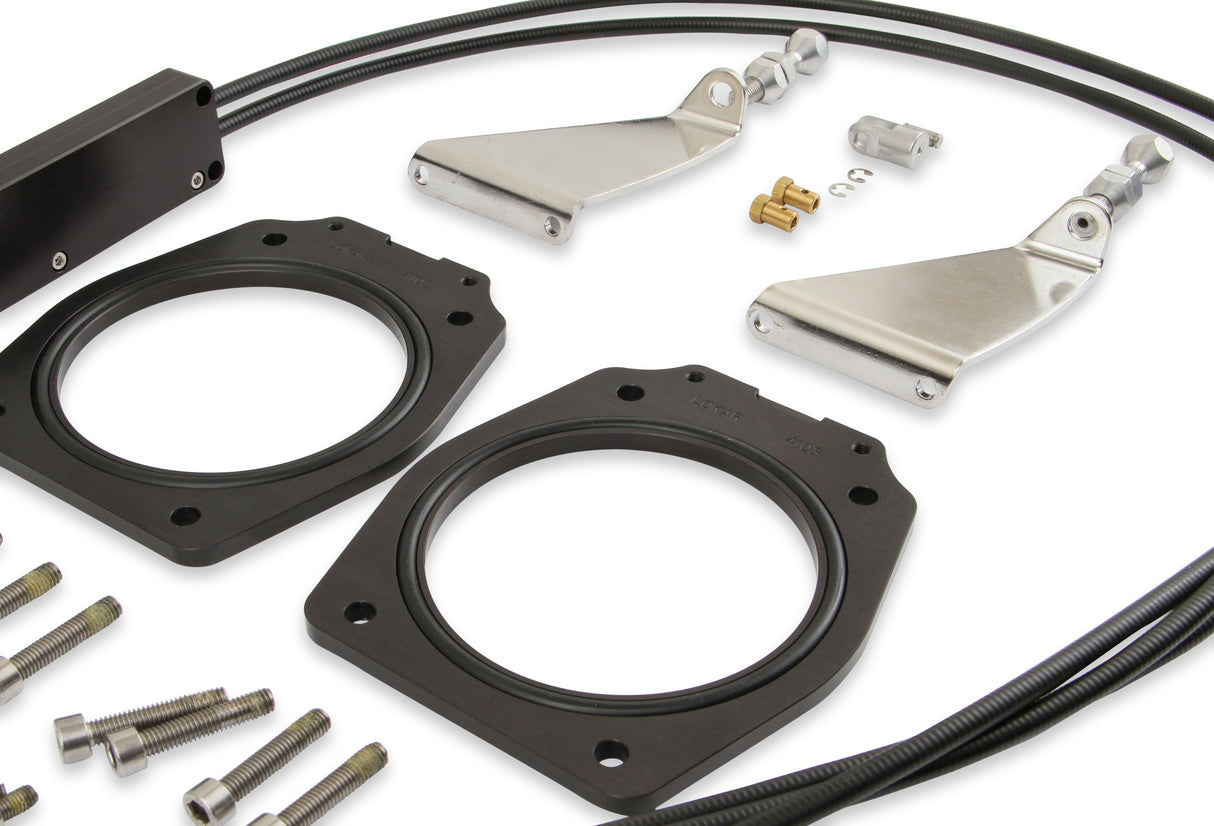 Holley 860028 Sniper EFI Throttle Linkage Kit - Dual Plenum Intake - GM LS Engines