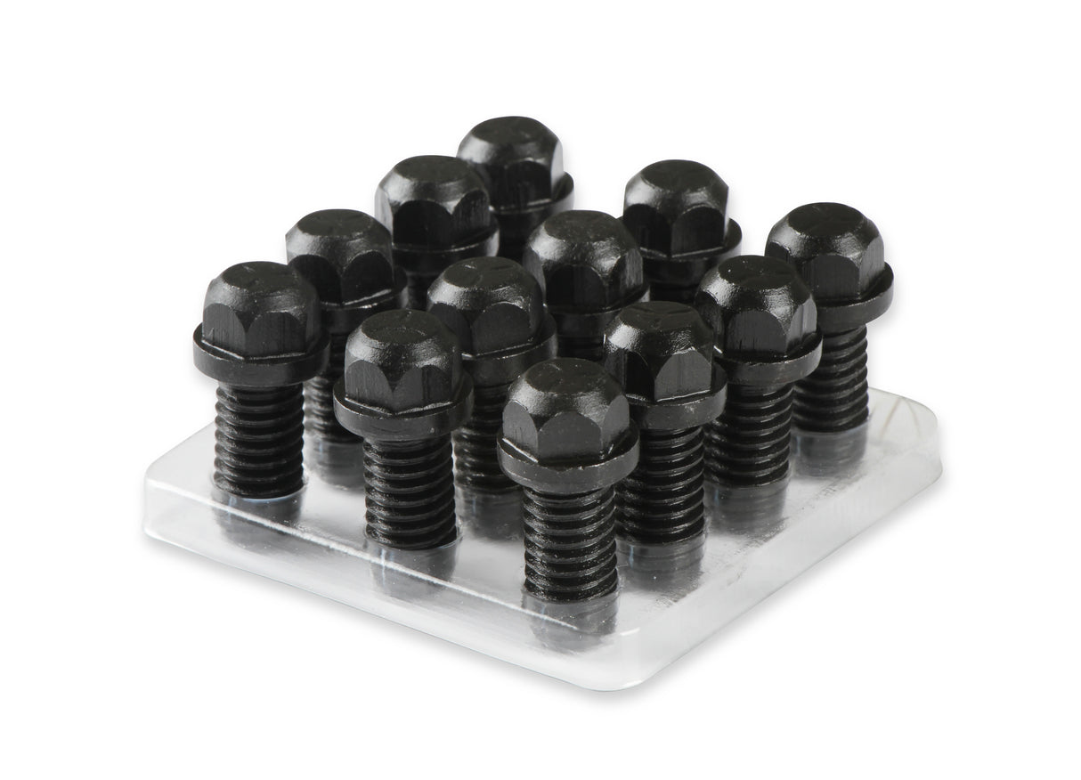 Mr Gasket Header Bolts - 3/8-16 x 3/4 Inch Hex Head - Set of 12 - 915