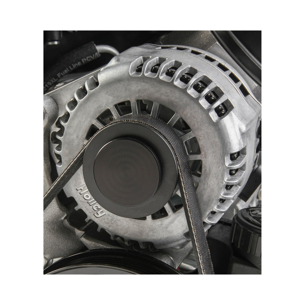 Holley 20-200 Premium Mid-Mount Complete Accessory System - Gen V LT Engines - SFI Certified Damper - Natural