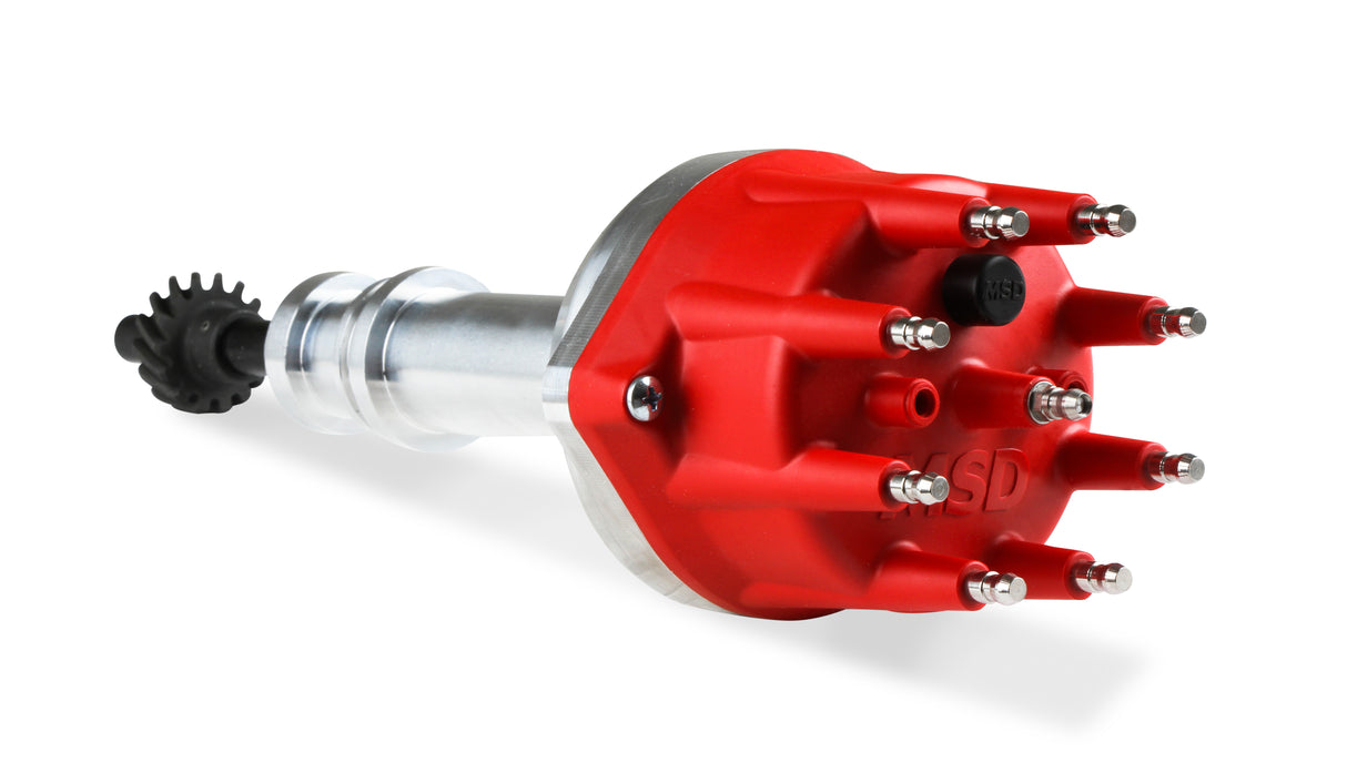 MSD Distributor Ford 351C-460, Pro Billet, Small Cap, Steel Gear - 85771