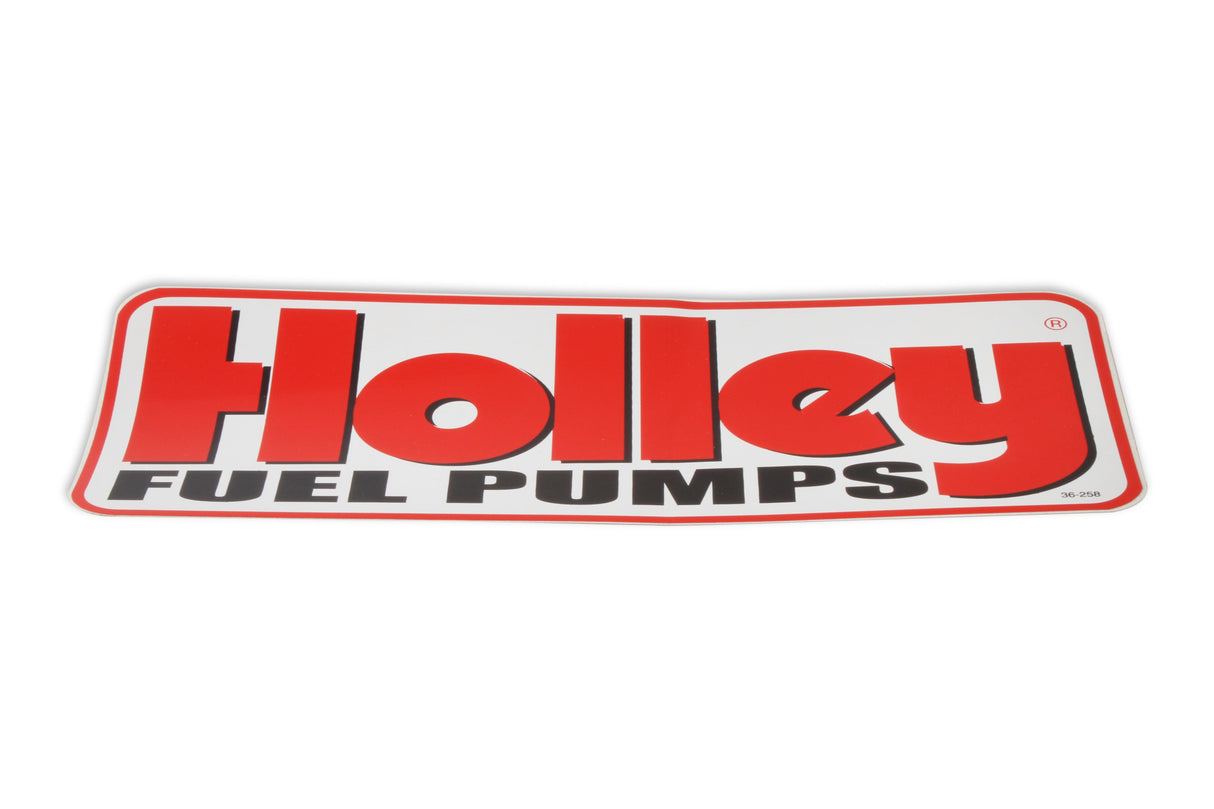 Holley 36-258 36-258 Fuel Pumps Decal