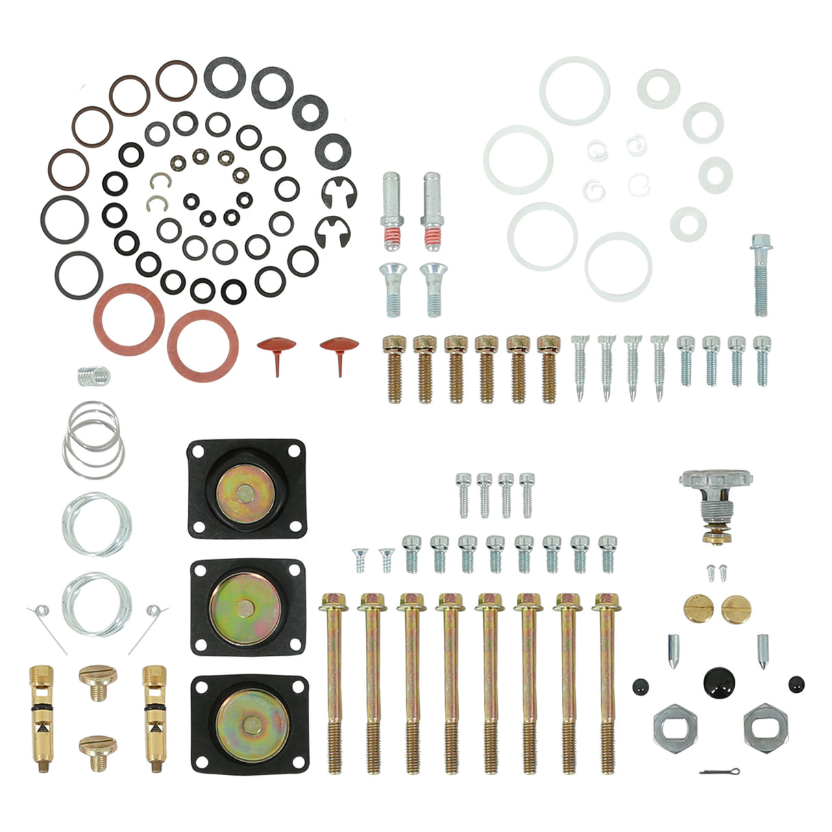 Quick Fuel Super Non-Stick Rebuild Kit; 4150 D.P. (390-850 CFM) - 3-302QFT