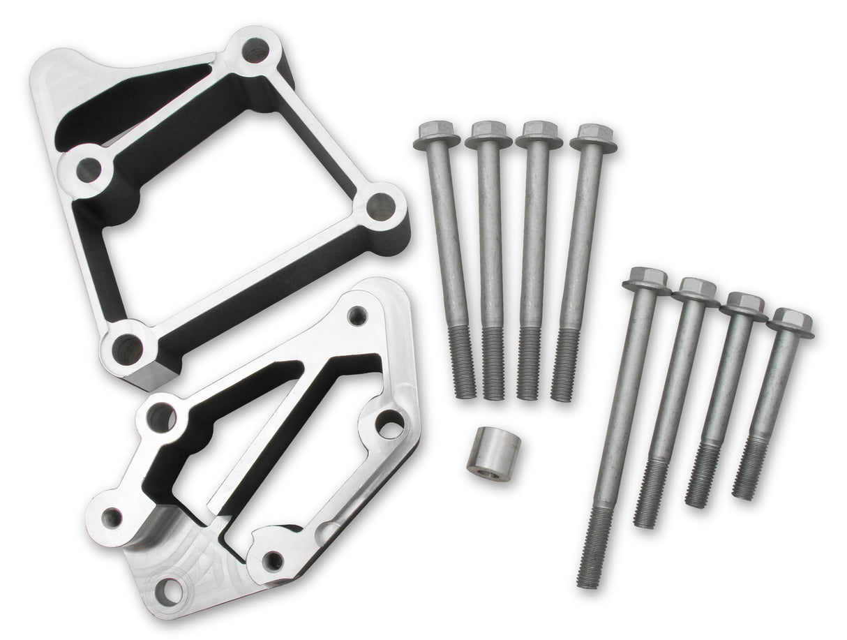 Holley 21-2BK LS Accessory Drive Bracket - Installation Kit for Middle Alignment