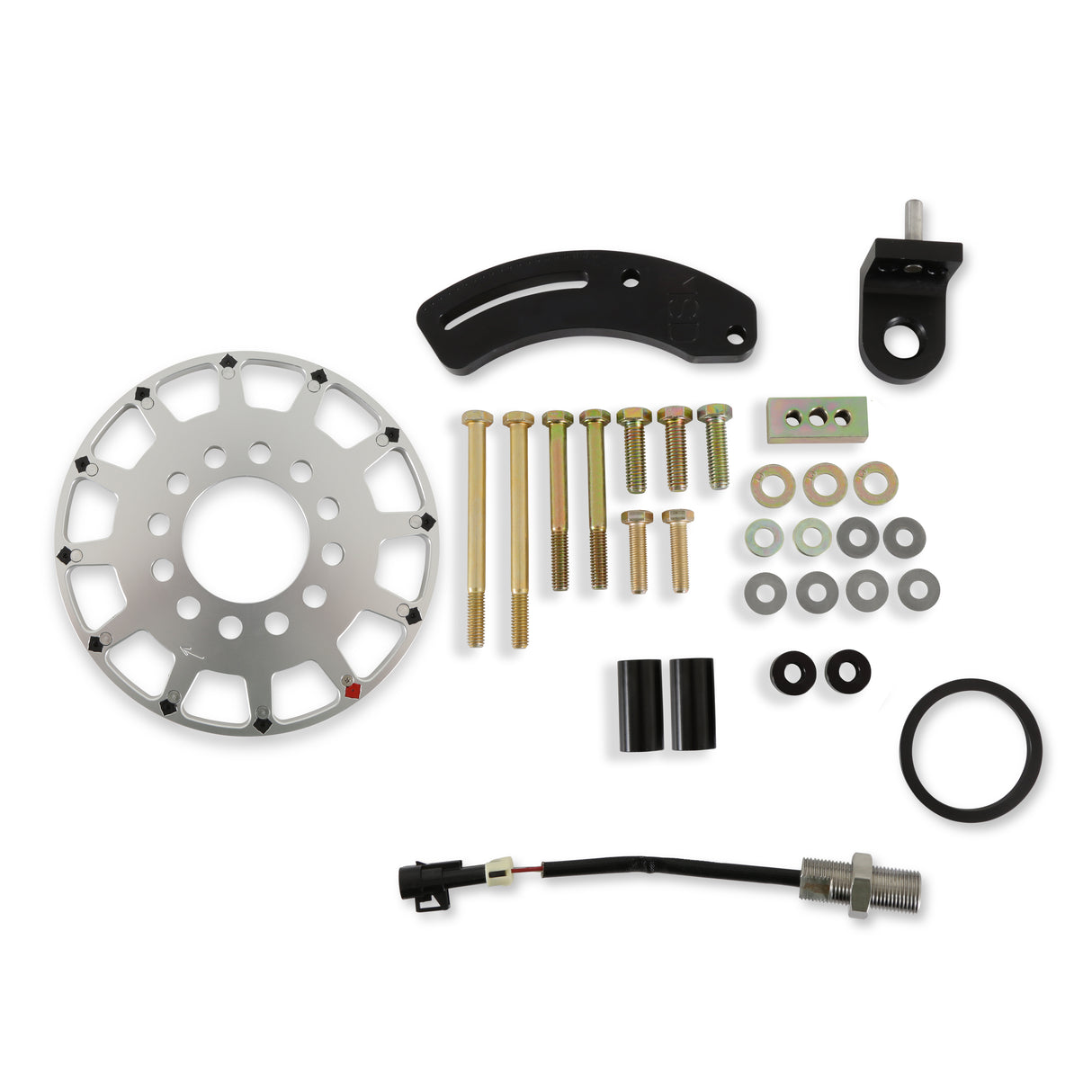 Holley 556-172 6.56-Inch 12-1X Crank Trigger Kit, SBF, Hall Effect