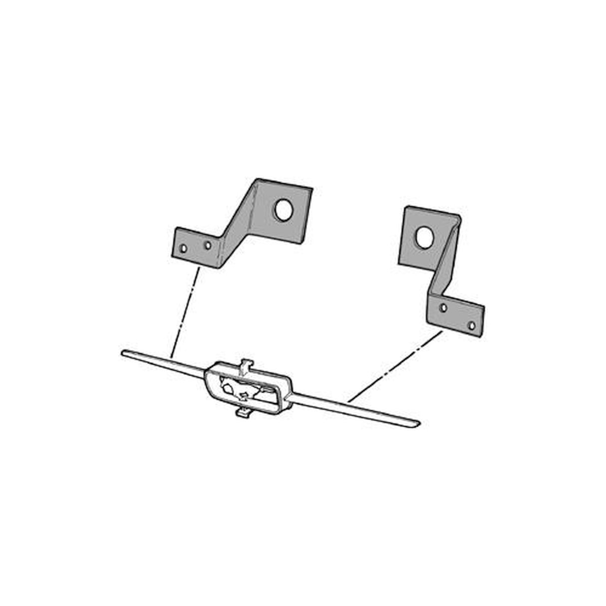 Scott Drake Grill Bar Mounting Brackets - C5ZZ-8182-3-A