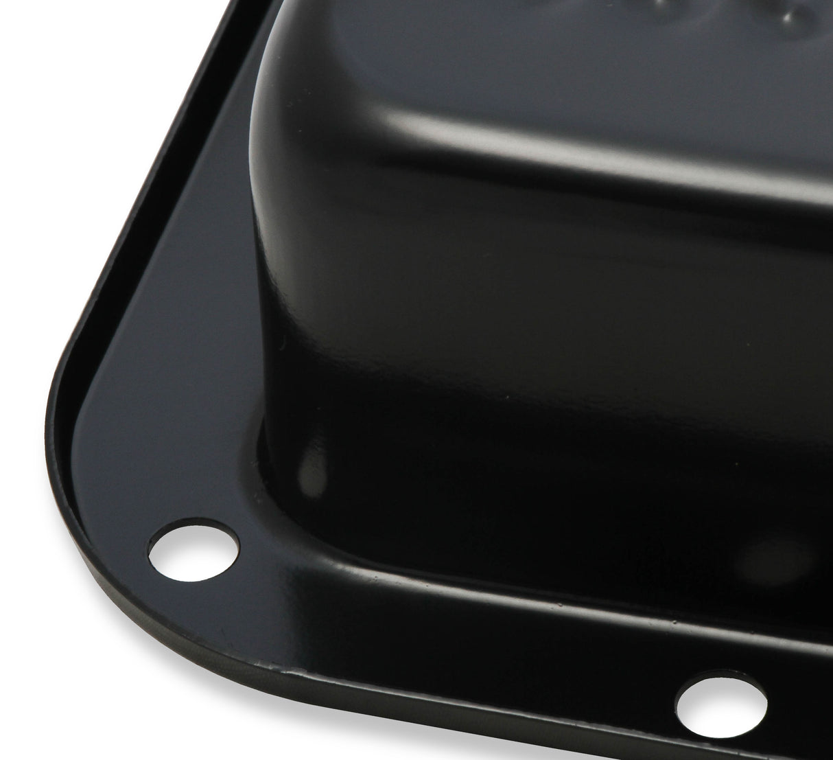 Mr Gasket Transmission Oil Pan - Black Steel - 9756BMRG