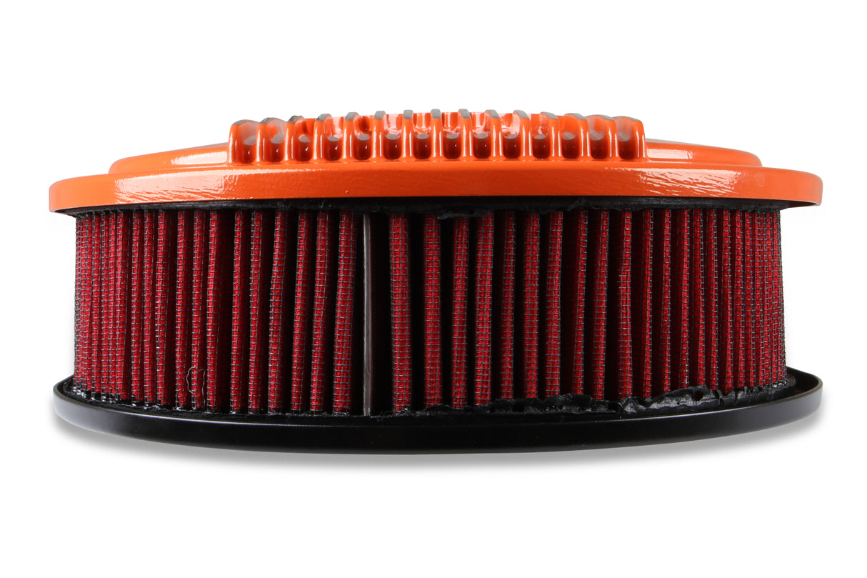 Holley 120-403 Vintage Series Oval Air Cleaner - Factory Orange Machined