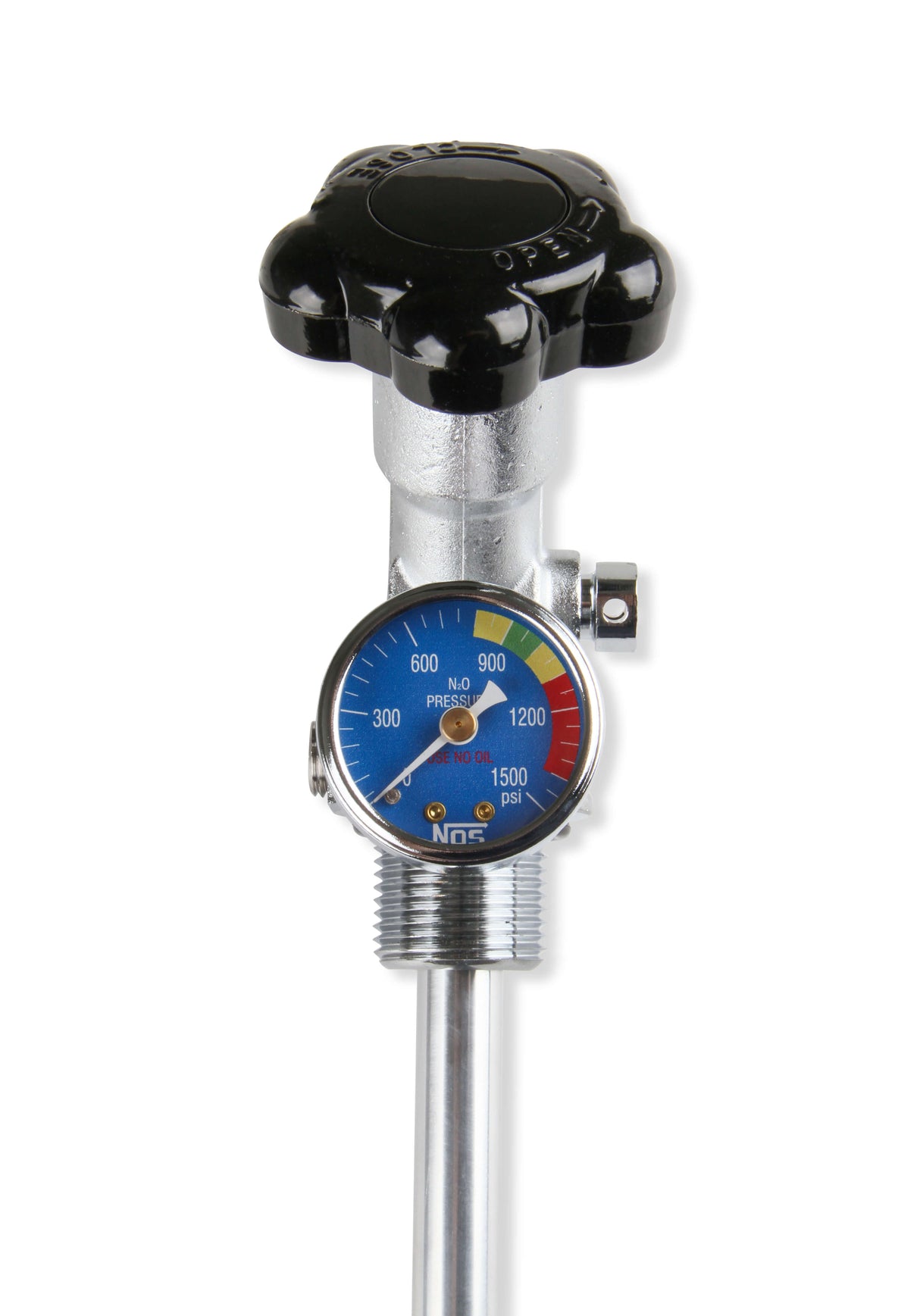 NOS 15lb & 20 lb Bottle Super Hi-Flow Valve Assembly w/Siphon Tube & Blue Gauge - 16340ANOS