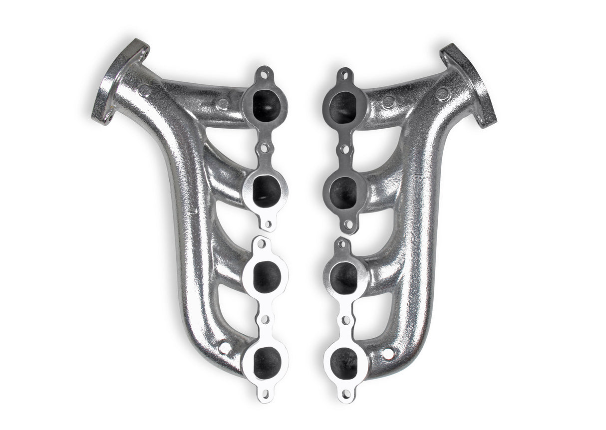 Flowtech LS Swap Exhaust Manifolds - Silver Ceramic Finish - 31730-1FLT