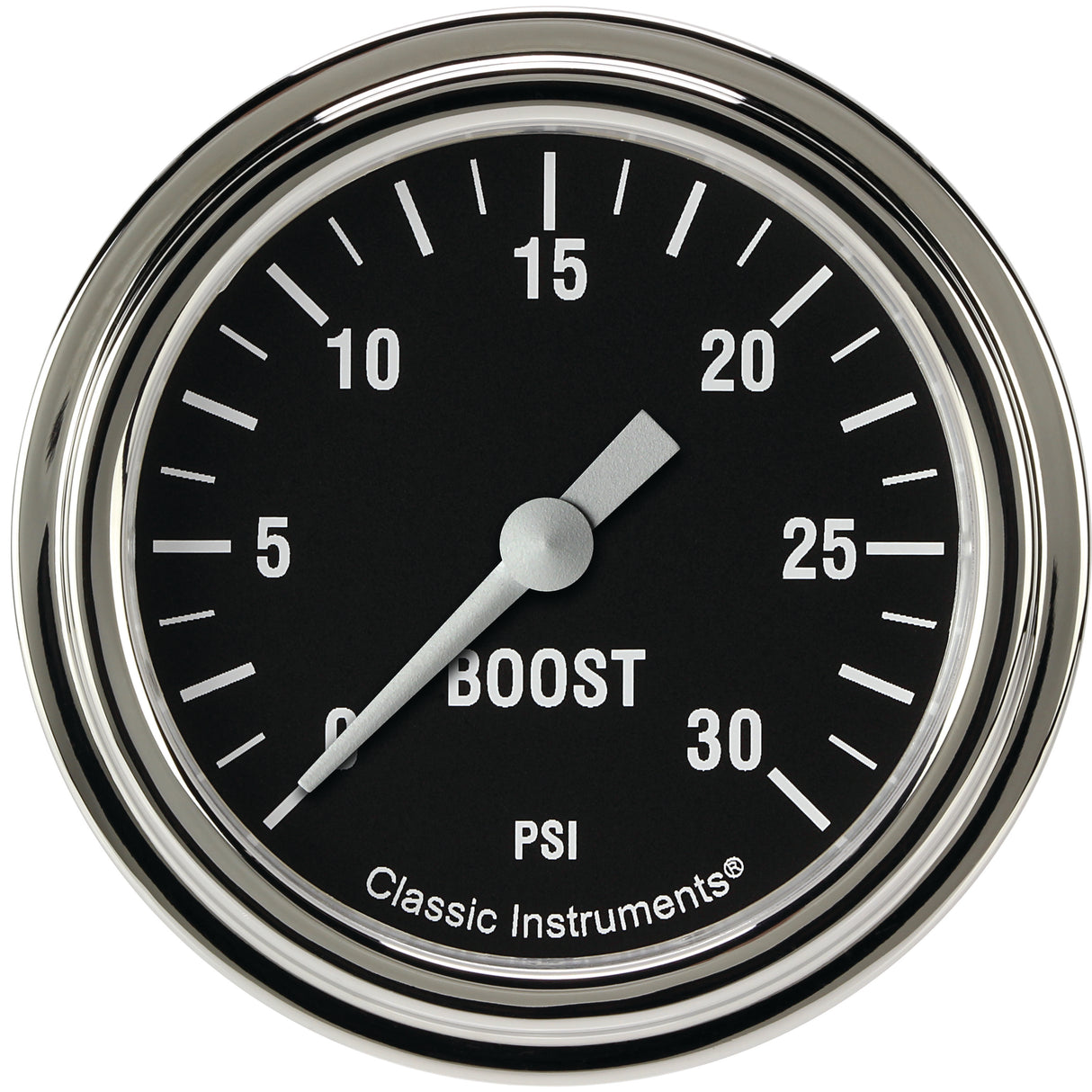 Classic Instruments Hot Rod 2-5/8" Boost Gauge (30 PSI) - HR342SLF