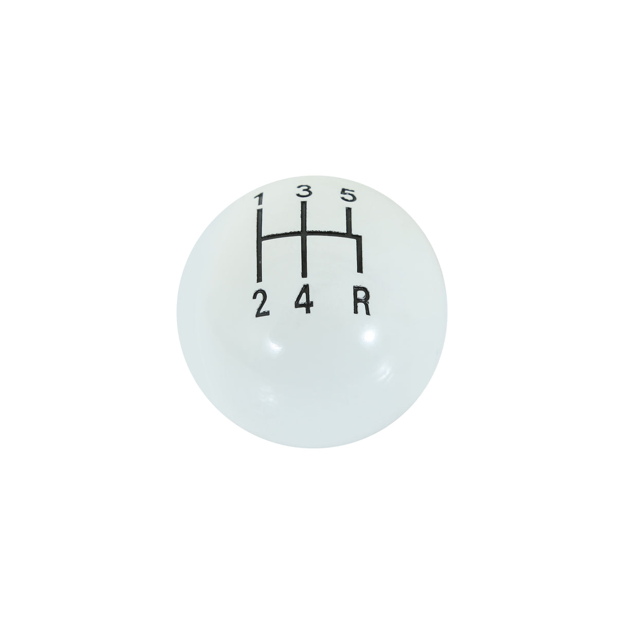 Hurst Shift Knob - 5-Speed Pattern - White - 1630025