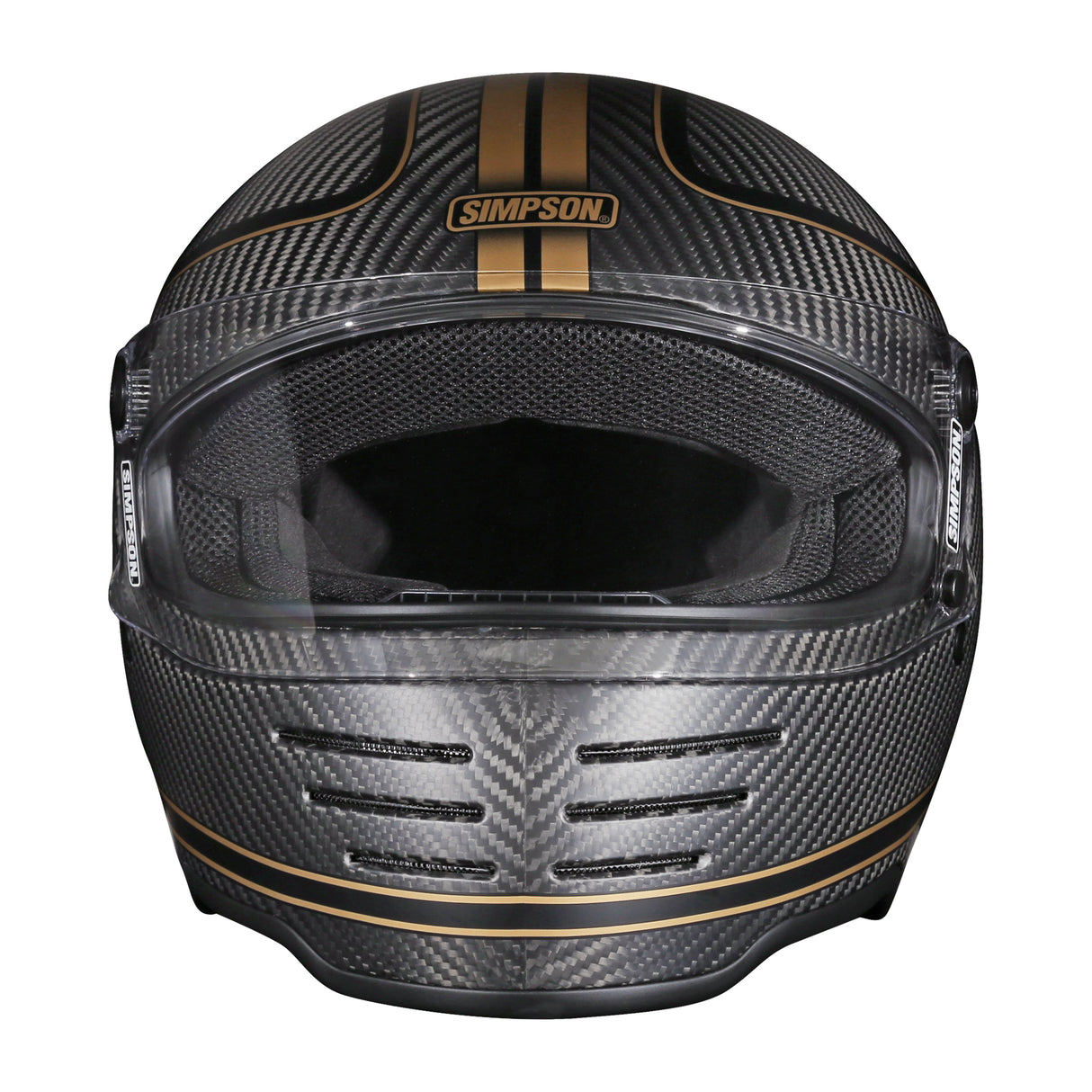 Simpson Motorcycle M62 Bandit Helmet - Hondo Carbon - Extra Large - M62HONDOCXL