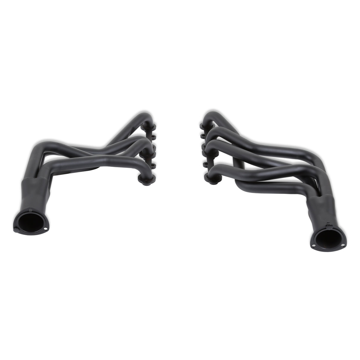 Flowtech Long Tube Header - Black Painted -1-5/8 in. x 3.0 in. - 11100FLT