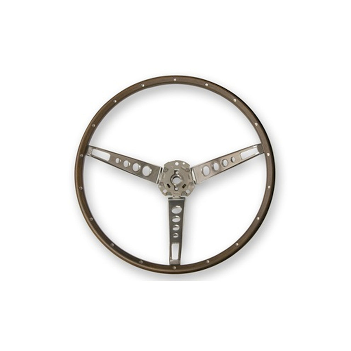 Scott Drake Deluxe Steering Wheel (Wood) - C5ZZ-3600-N