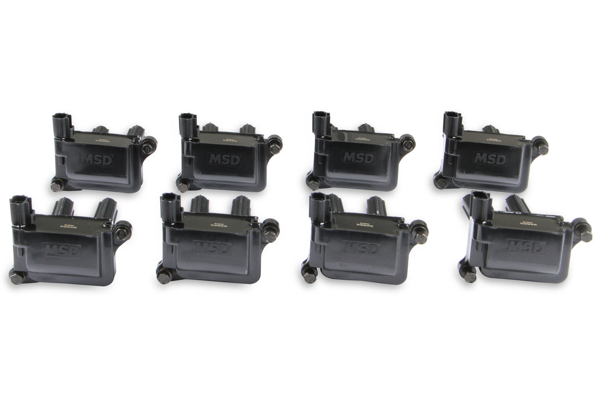 MSD Blaster Ignition Coil - Gen III HEMI 05-24 - Black - 8-Pack 5.7/6.1/6.2/6.4 - 825583