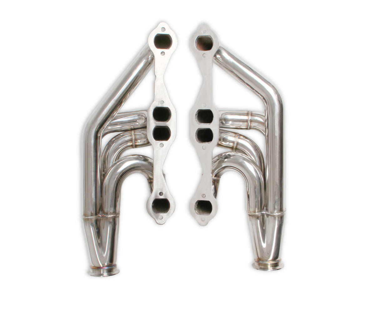 Flowtech Small Block Chevy Turbo Headers - Polished Finish - 11573FLT