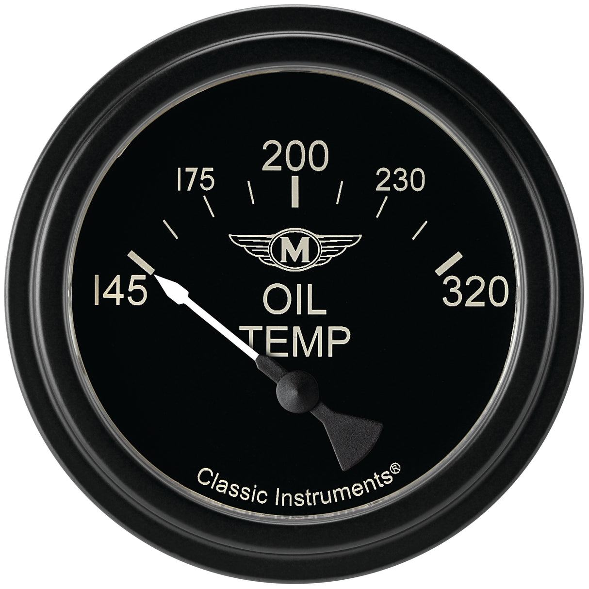 Classic Instruments Moal Bomber 2-5/8" Oil Temperature Gauge - MA228BLF