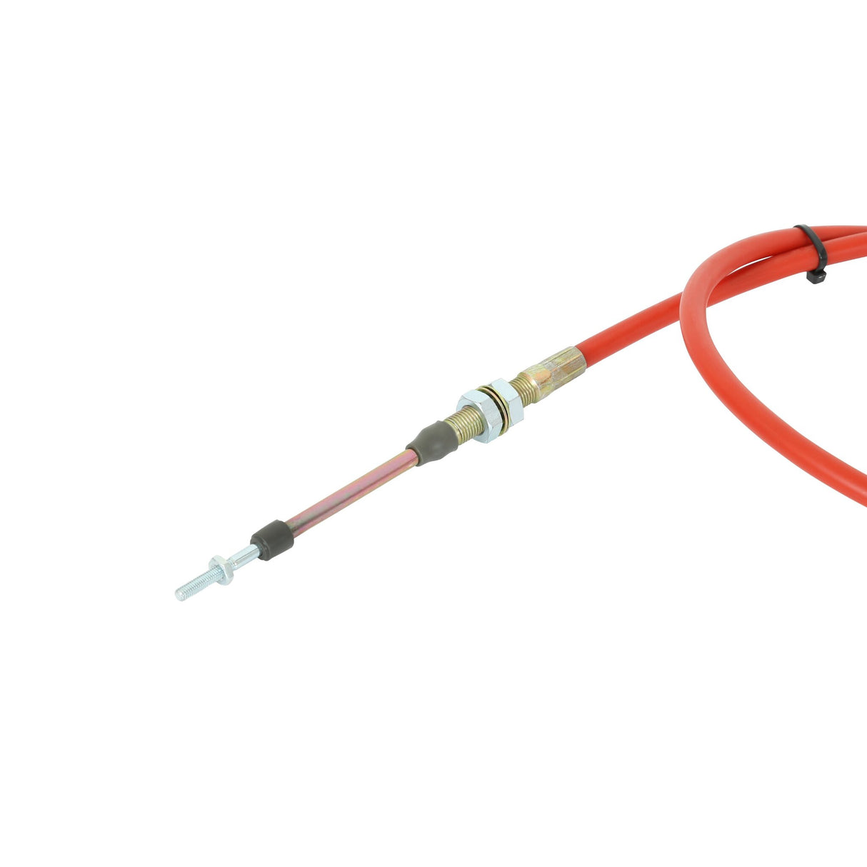 B&M Super Duty Race Shifter Cable - 5-Foot Length - Red - 80833
