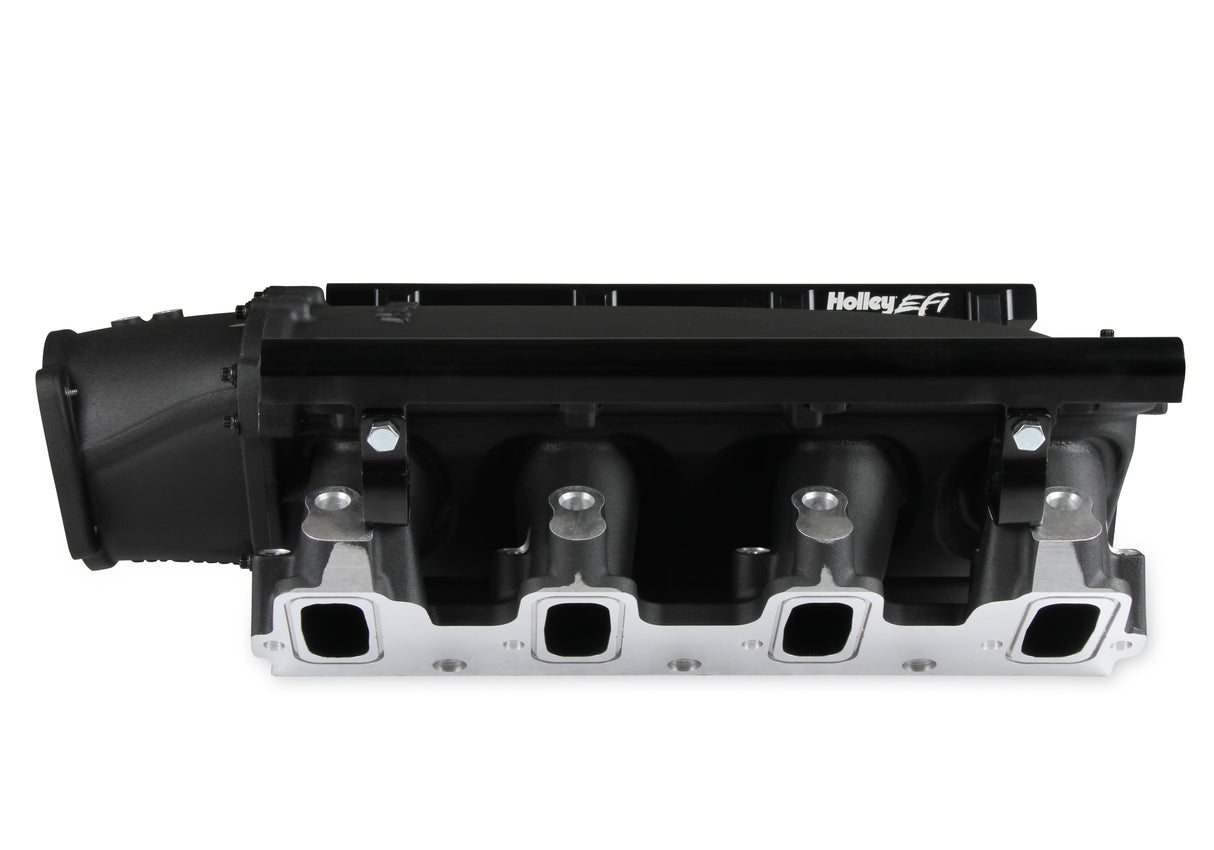 Holley 300-680BK Ultra Lo-Ram Manifold Kit Single Injector- Black - GM LS3/L92