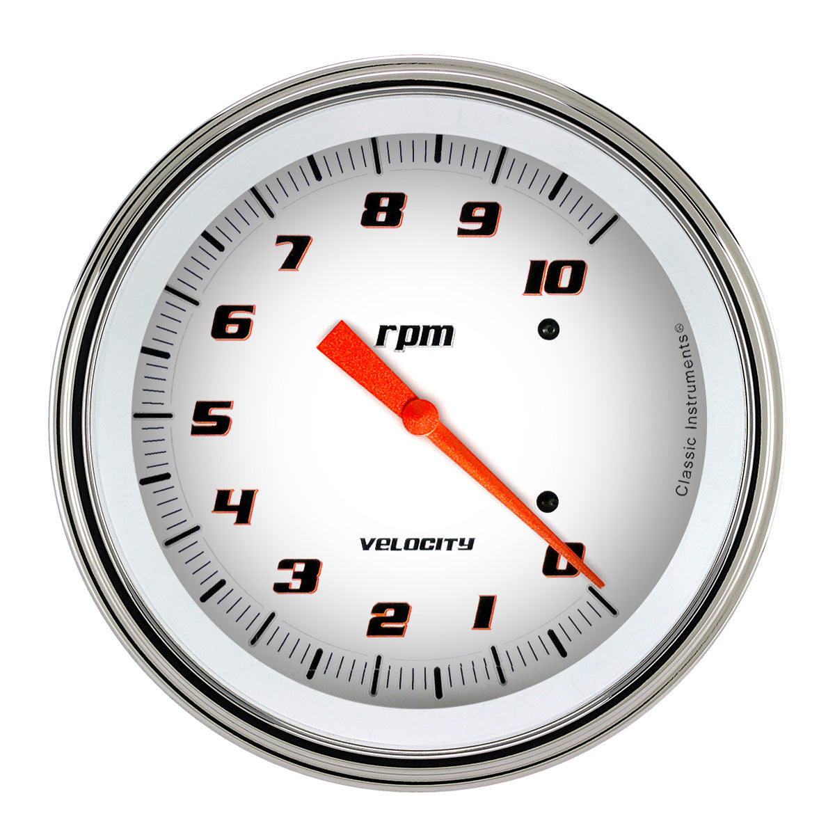 Classic Instruments VELOCITY WHITE 5IN TACH 10K - VS71WSLF